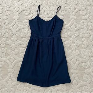 J Crew Navy Cami Dress Size 2